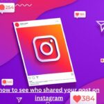 how to see who shared your post on instagram